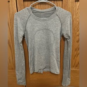 Lulu Lemon Swiftly Tech Grey Long Sleeve